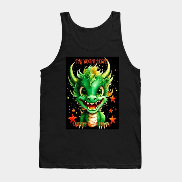 Welcome to the majestic year of the Green Dragon: a spectacular celebration of the Chinese New Year Tank Top by umculi